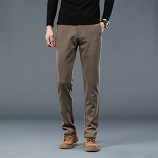 欧版高端裤男士秋冬款2025新款宽松直筒商务弹力男裤冬季长裤，男装休闲裤，星座914