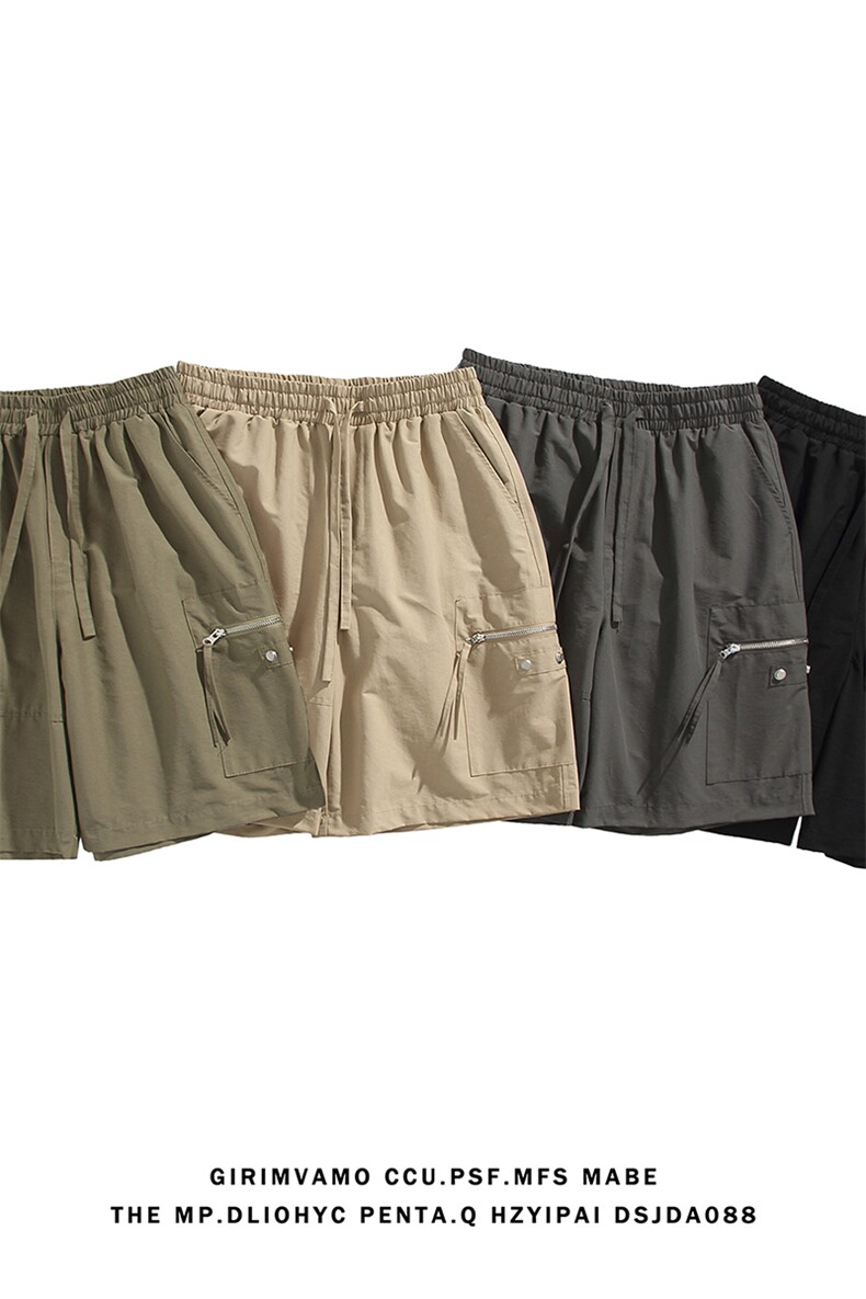 白底超电商A188-DK2001-TP48100聚酯纤维夏季宽松休闲短裤控80,男装休闲裤,电商A188