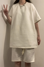 中性风麂皮绒短袖T恤男DT8766P23短裤男DK8767P32套装TZ8757P55，男装牛仔裤，星座227-7