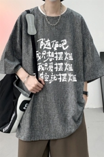 风复古亚麻短袖男棉麻t恤男半袖ZT71371-P35，男装T恤，电商A040