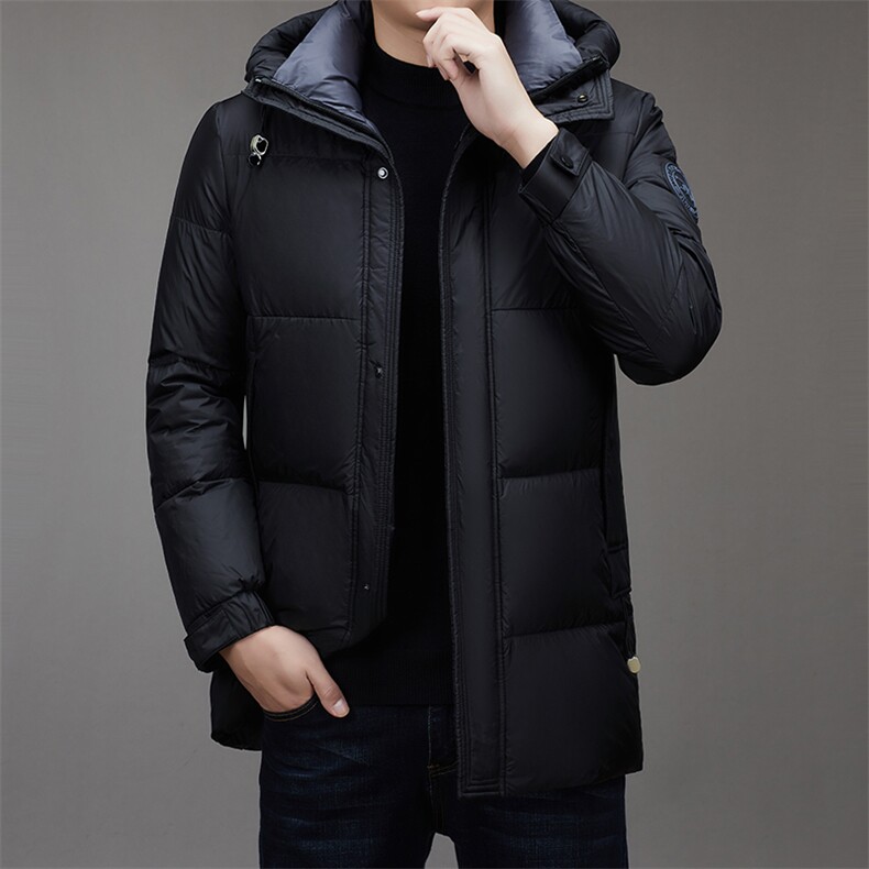 男士冬季时尚商务休闲保暖连帽羽绒服男冬季外套QS3750-P315,男装羽绒服,星座1105-3