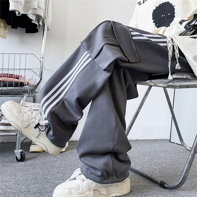 K121/P55春装新现货高品质华棉工装立体袋休闲裤男卫裤大码运动裤图片