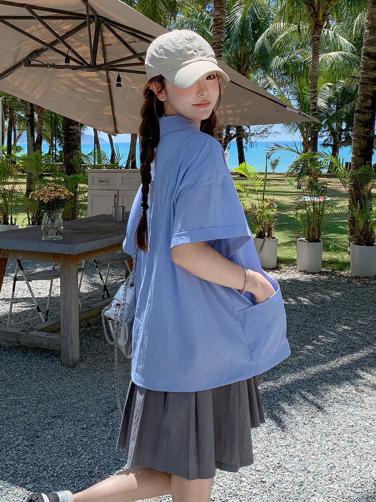 【新款】夏日小清新拼接假两件连衣裙ZB285-1931-P150-K248，女装连衣裙，浙宝285（原212）