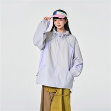 UPF50+有报告凉感轻薄透气宽松大码潮流防晒服DQC658-P48，男装防晒衣，电商B306