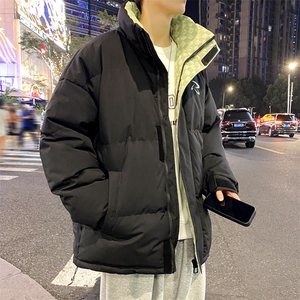 抖音得物品质深度库存三防面料假两件格子棉衣外套棉服66628特P85图片