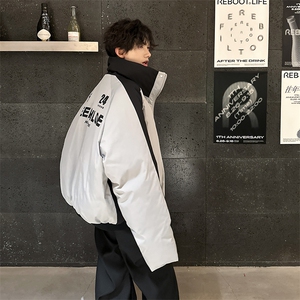 405A  美式高街撞色短款棉服加厚立领面包服  MY24919-P125控158图片