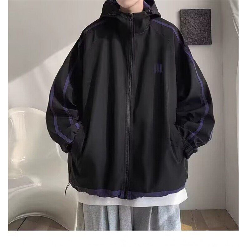 网络图现货撞色连帽冲锋衣夹克RJK019-P70,男装夹克,星座1005-4