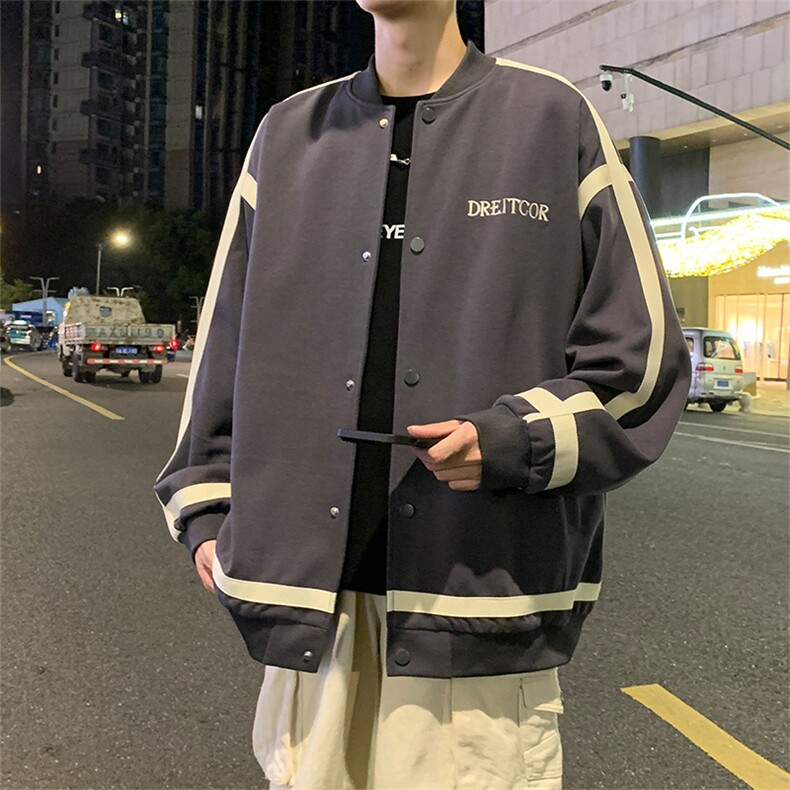 春季棒球服男女新款夹克休闲外套XZ102B-1-JK2609P85,男装夹克,星座102B-1