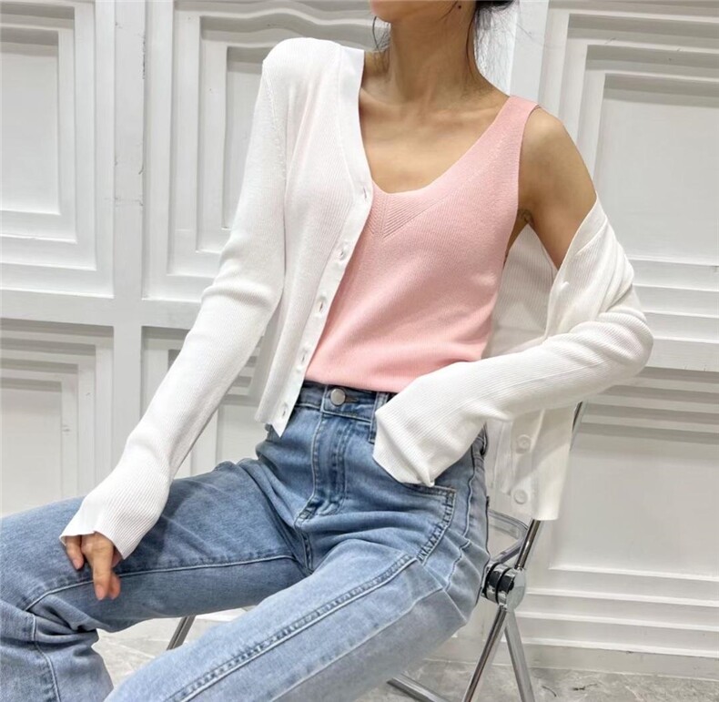 99021冰丝开衫,女装其它,搜尚