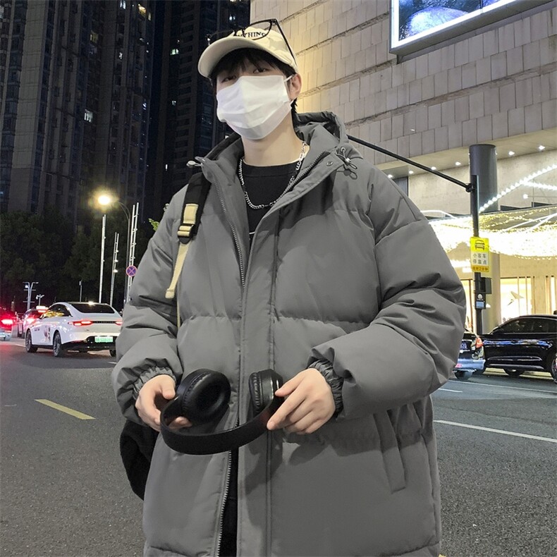 现货高品质美式高街冬季重磅三防加厚羽绒棉衣厚外套面包棉服图片