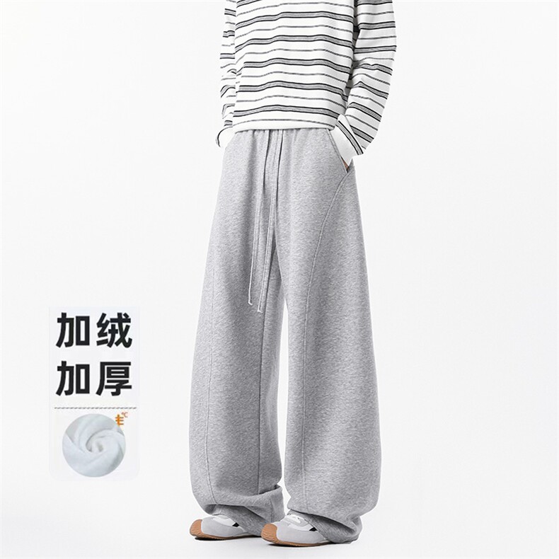 B258-K2939加绒45控98 抖音品质 弯刀卫裤 65%棉35%聚酯纤维图片