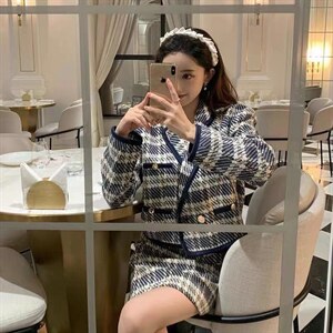 秋季新品小香风格子套装,女装职业装,素凡 SU·FAN