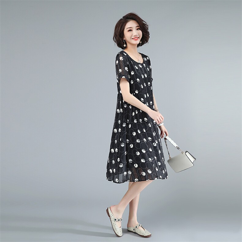 2021夏款新款拼接大码女装连衣裙229款,女装连衣裙,秋牧寒烟
