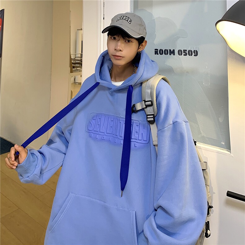 2025秋装新品钢印情侣卫衣连帽卫衣外套宽松上衣G1021P78男,女装短外套,电商A339