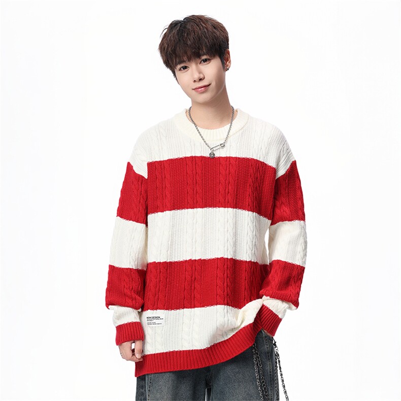 【新品】2025秋冬男士时尚休闲百搭针织毛衣潮流-M121-P45,男装针织衫/毛衣,星座1105-1