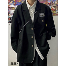 1506-1/JBU-XZ651/P54春季新款ins痞帅西服男士潮流宽学院风夹克，男装夹克，星座1506-1