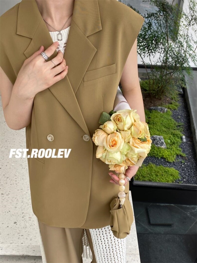 玉石包马甲，女装马甲，FST