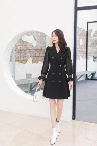 春装新款连衣裙，女装连衣裙，有声有色