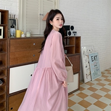 【2025春款现货】温柔粉气质复古优美套装连衣裙088-6602p145k198，女装套装/套裙，2C088