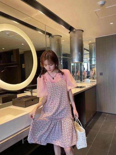 夏装新款二件套连衣裙，女装连衣裙，艾丽贝儿