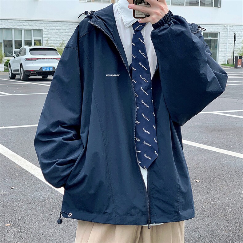 休闲外套2023新款秋季韩版潮流男生棒球服工装夹克上衣W1237-P48图片