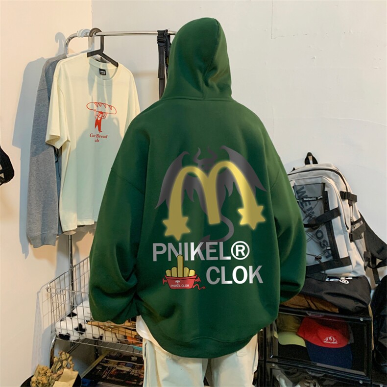 ！连帽圆领卫衣男装港风帽衫男LM169-P35,男装卫衣,电商B367