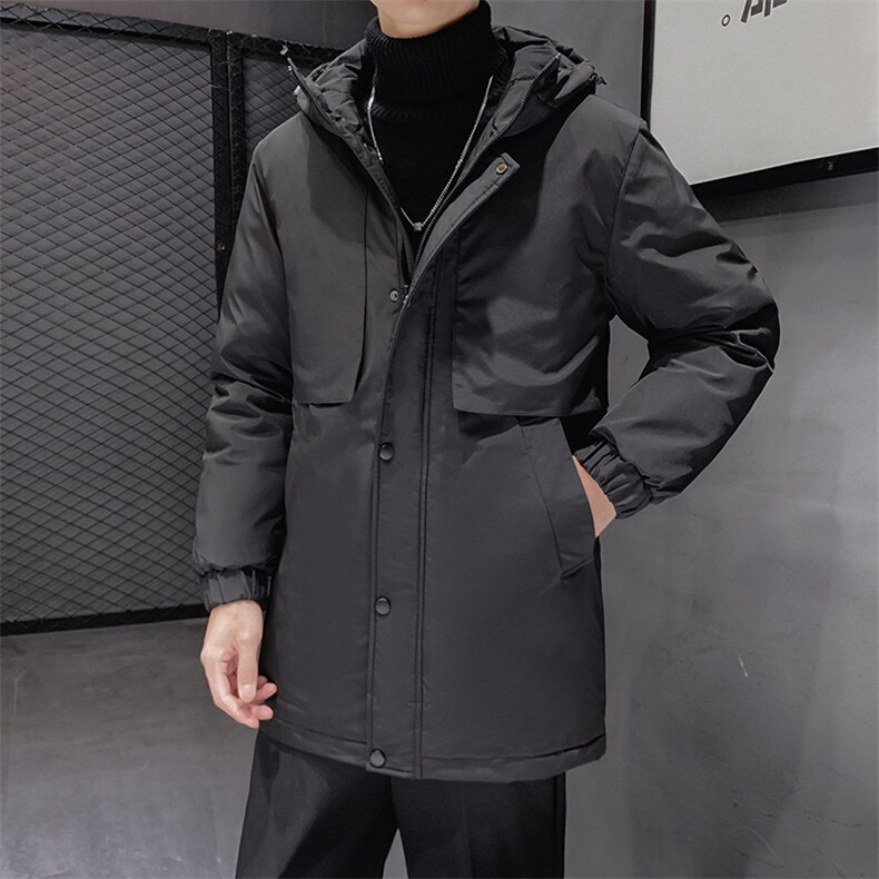 有版权主推款中长款连帽纯色风衣夹克外套学生团体班服羽绒服,男装羽绒服,星座301D-5(原星座1415）