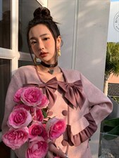 【LILILIN】桃花运西装面料，女装西装，LILILIN