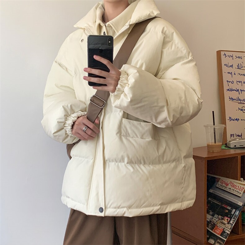 ！2024冬季新款假两件棉衣百搭加厚保暖棉服外套MY1248特P85图片