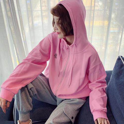 拉链开衫简单跑量款，女装，简单小珍