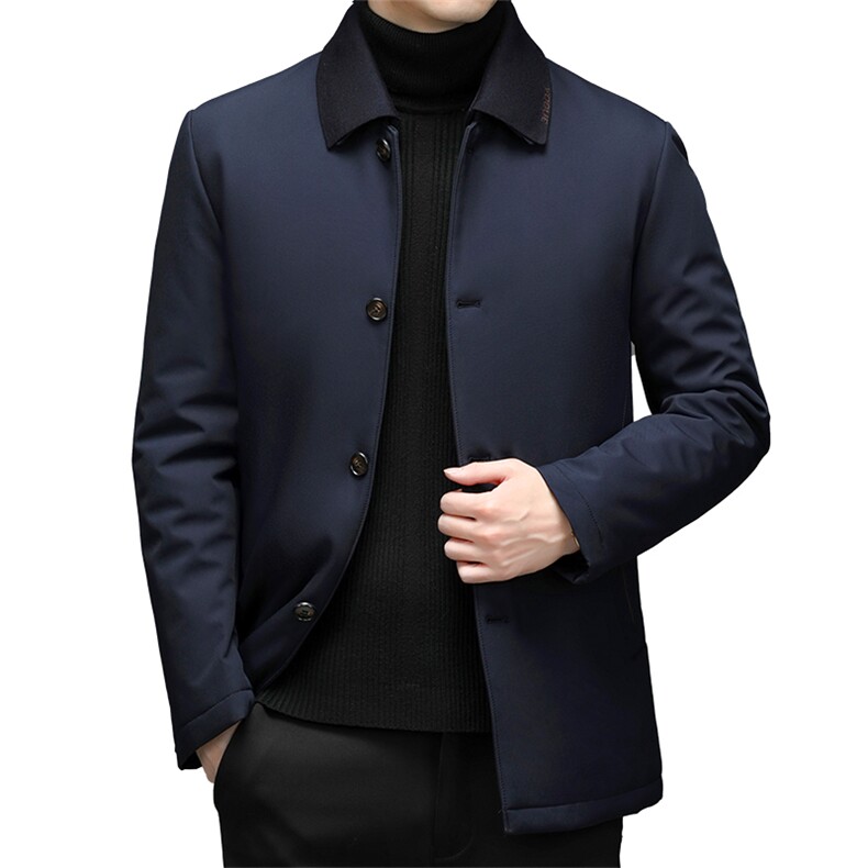 2023冬季中年男棉衣男加厚冬装翻领加厚棉服爸爸外套YYM2187-P205，男装棉衣，电商B212（原钱塘6029）