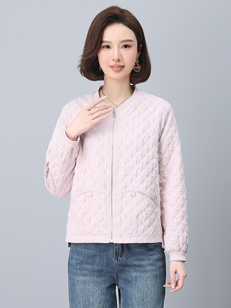 减龄polo外套女春款宽松短款小个子休闲开衫上衣Y15439,女装短外套,雪樱依海