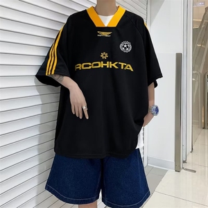 圆领T恤新款标准半袖潮流短袖潮夏款V领风貌男PT123-P32图片