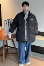 港风宽松抖音直播高品质面包服男羽绒棉外套棉衣M1068特P75，男装棉衣，电商C408-1(原B339-1)