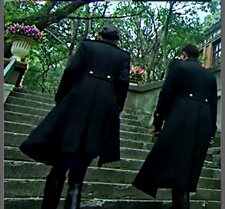 贾乃亮陈乔恩黄宗泽同款情侣加长款风衣春夏呢大衣外套FY02，男装风衣，星座1904A