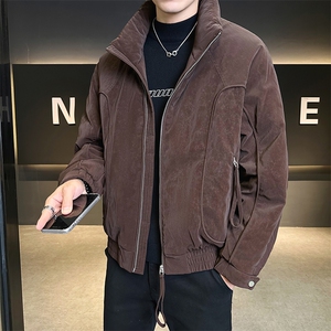 90标立领绒面设计白鸭绒羽绒服潮牌保暖外套YR9100-P309图片