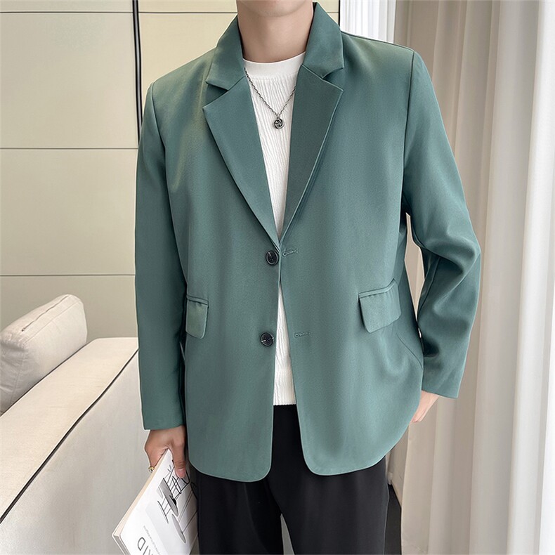 秋季休闲小西服男装外套西服男XF001-P75控128黑色尺码到4XL,男装西服,星座210-1