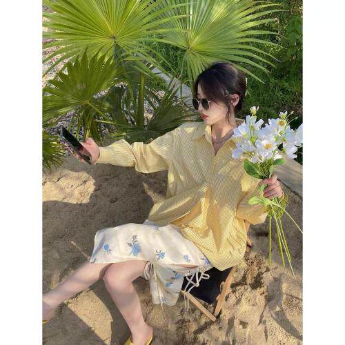 不规则设计款衬衫，女装衬衫，UPUP