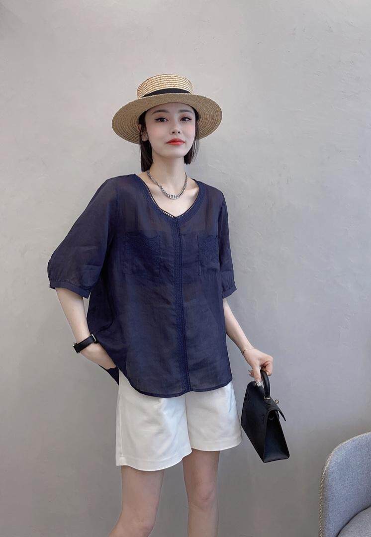 苎刺绣小衫，其它，依伊贝诺