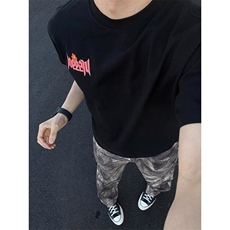 潮牌印花纯棉短袖ZX0208-P22，男装T恤，星座313A(原308A-2)