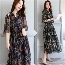 方领收腰连衣裙女夏季2025新款高腰显瘦a字短裙胖mm大码，女装连衣裙，木橙西子