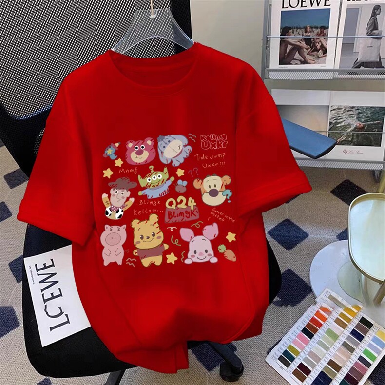 T0720-P25趣味彩色纯棉印花短袖学院风减龄宽松短袖上衣,男装T恤,星座617A-2