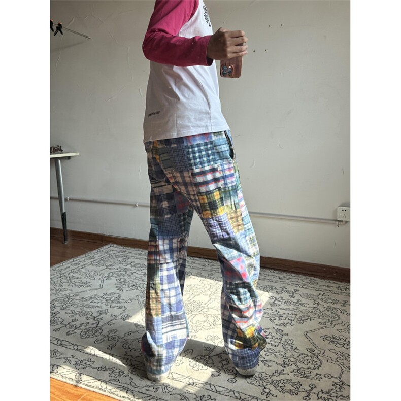 【有货】A121CC-特P42百家布美式彩色格子裤子男,男装休闲裤,星座1007（原301D）