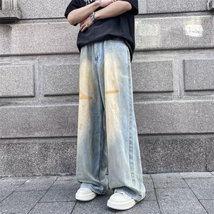 港风春夏脏脏裤牛仔裤长裤K9164  p50图片
