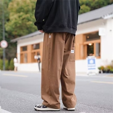 男纯棉新款青少年时尚休闲裤工装裤子宽松A765P40，男装休闲裤，星座1116-2
