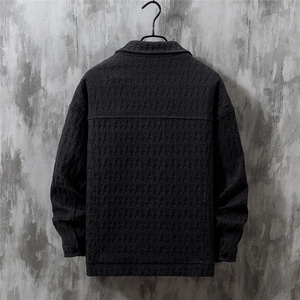 INCLEA美式复古工装外套男春秋新款潮牌压花设计宽松大码夹克图片