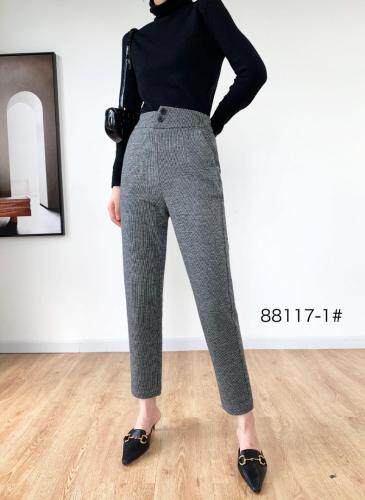 格子裤，女装，千曼