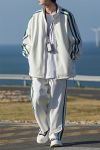 2026春季 开衫卫衣套装 学生运动服团购班服 TZ573P100控138图片