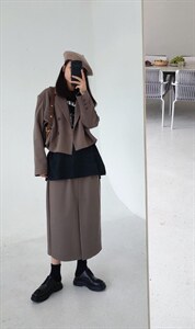 小众欧韩套装图片