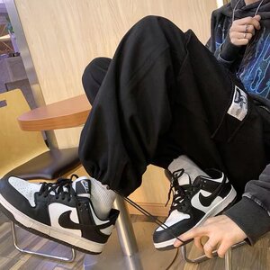 日系大口袋工装裤男韩版潮牌宽松青少年大码工装裤A524P35图片